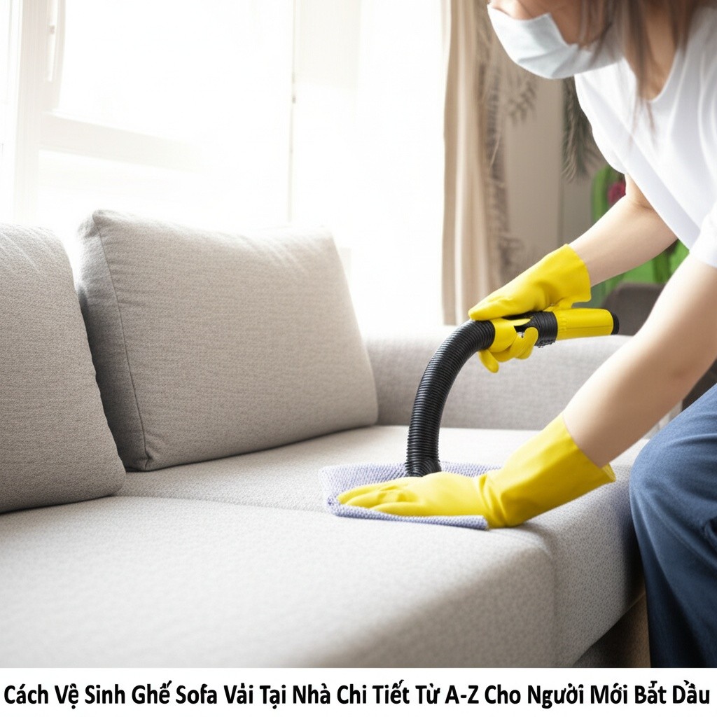 Hình minh họa cho bài viết: Cách Vệ Sinh Ghế Sofa Vải Tại Nhà Chi Tiết Từ A-Z Cho Người Mới Bắt Đầu