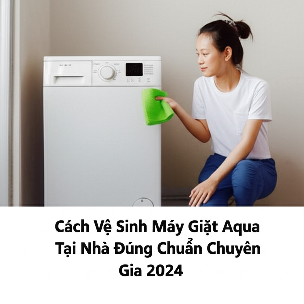 Hình minh họa cho bài viết: Cách Vệ Sinh Máy Giặt Aqua Tại Nhà Đúng Chuẩn Chuyên Gia 2024