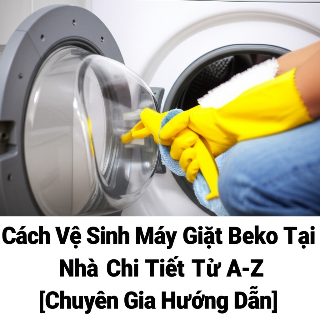 Hình minh họa cho bài viết: Cách Vệ Sinh Máy Giặt Beko Tại Nhà Chi Tiết Từ A-Z [Chuyên Gia Hướng Dẫn]
