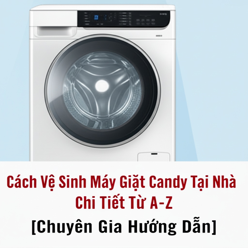 Hình minh họa cho bài viết: Cách Vệ Sinh Máy Giặt Candy Tại Nhà Chi Tiết Từ A-Z [Chuyên Gia Hướng Dẫn]
