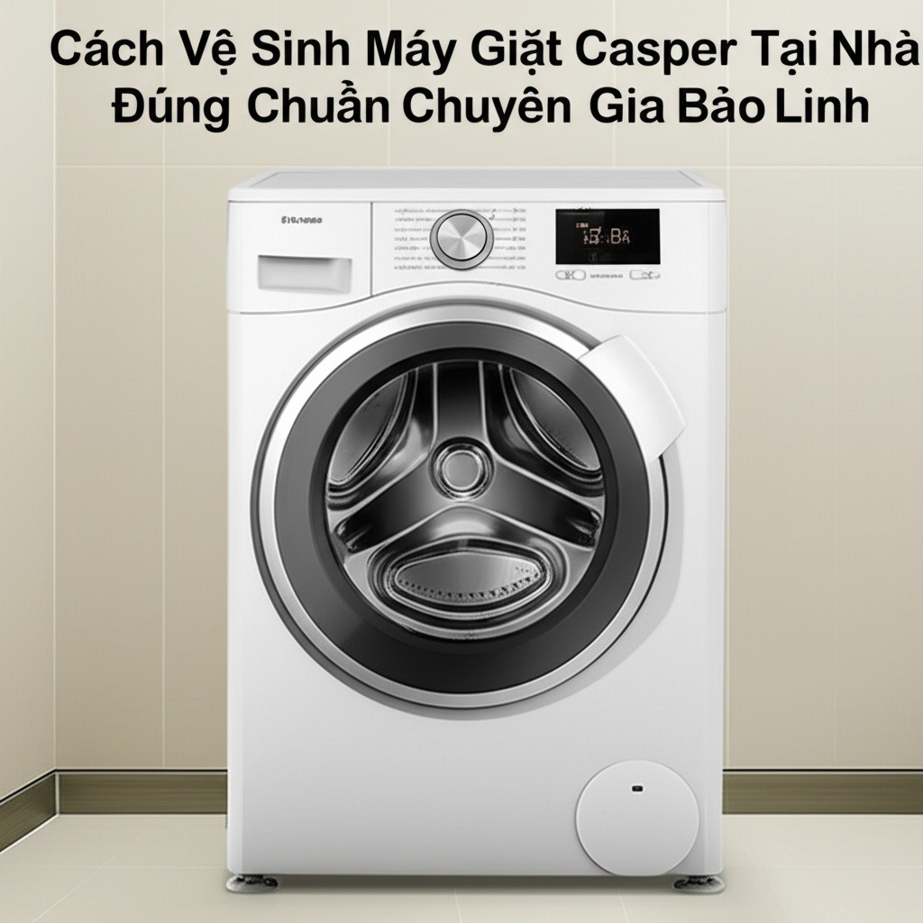 Hình minh họa cho bài viết: Cách Vệ Sinh Máy Giặt Casper Tại Nhà Đúng Chuẩn Chuyên Gia Bảo Linh