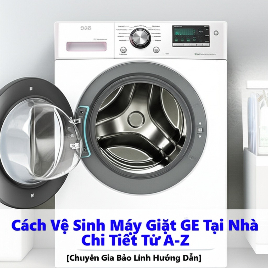 Hình minh họa cho bài viết: Cách Vệ Sinh Máy Giặt GE Tại Nhà Chi Tiết Từ A-Z [Chuyên Gia Bảo Linh Hướng Dẫn]