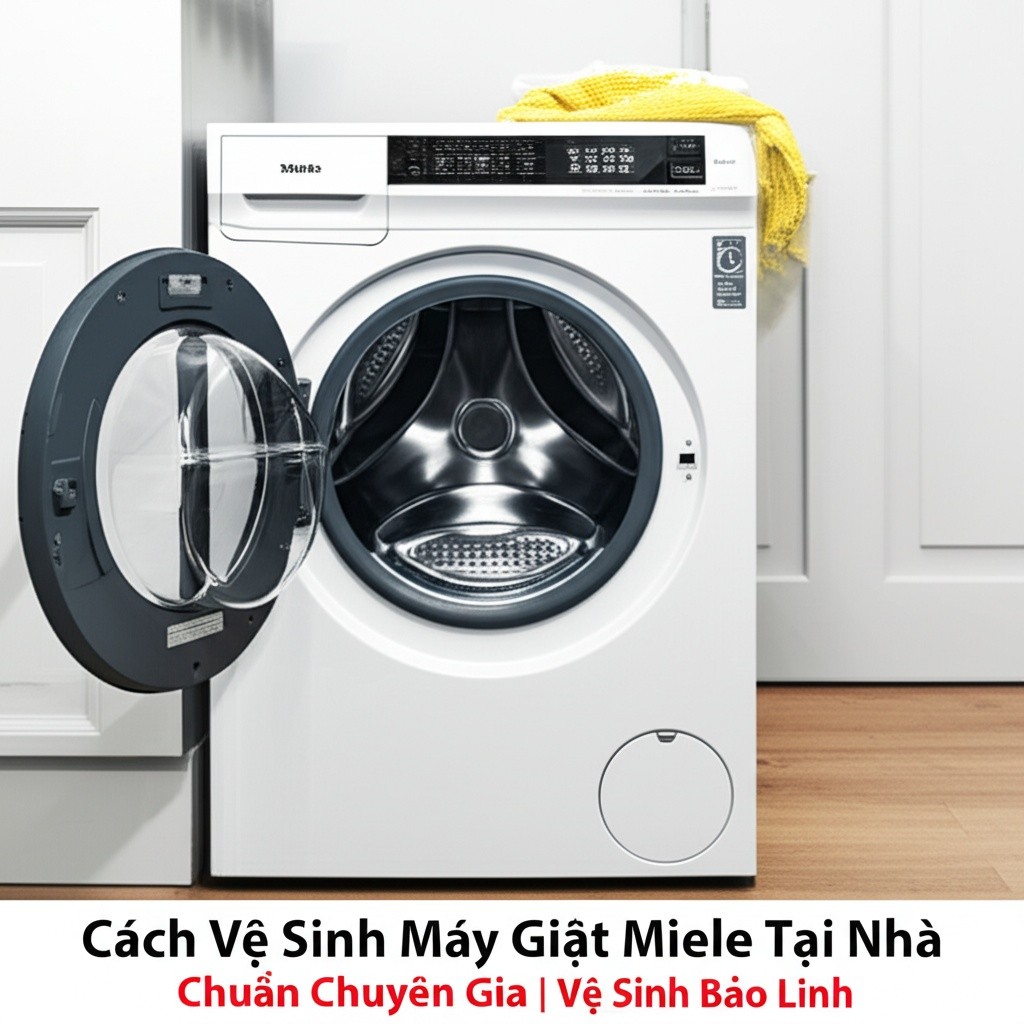 Hình minh họa cho bài viết: Cách Vệ Sinh Máy Giặt Miele Tại Nhà Chuẩn Chuyên Gia | Vệ Sinh Bảo Linh