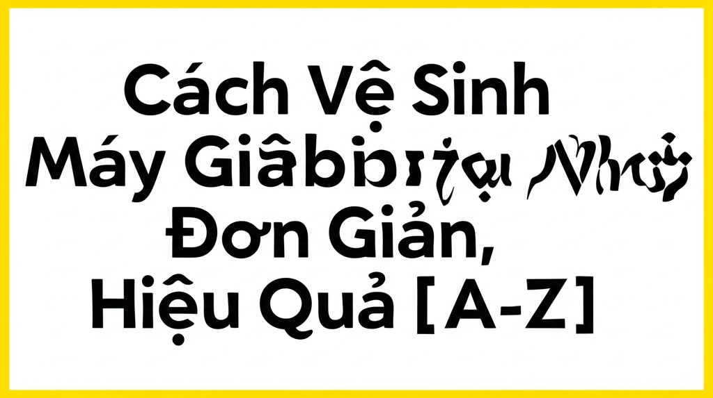 Hình minh họa cho bài viết: Cách Vệ Sinh Máy Giặt Toshiba Tại Nhà Đơn Giản, Hiệu Quả [A-Z]