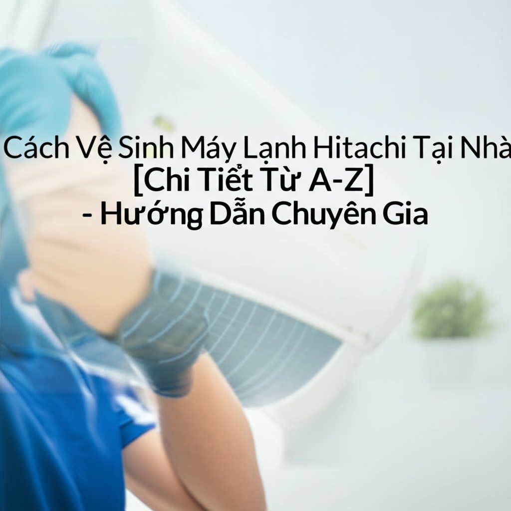 Hình minh họa cho bài viết: Cách Vệ Sinh Máy Lạnh Hitachi Tại Nhà [Chi Tiết Từ A-Z] - Hướng Dẫn Chuyên Gia