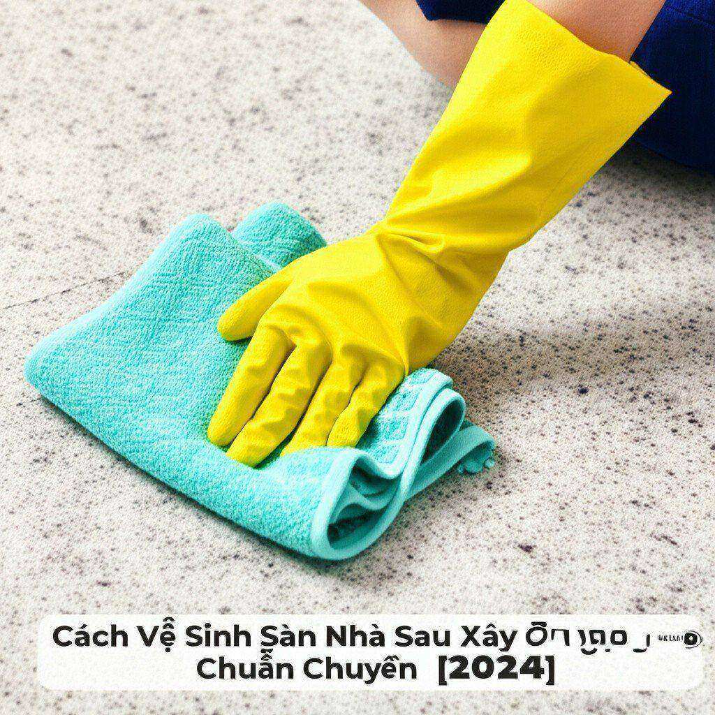 Hình minh họa cho bài viết: Cách Vệ Sinh Sàn Nhà Sau Xây Dựng Đúng Chuẩn Chuyên Gia [2024]