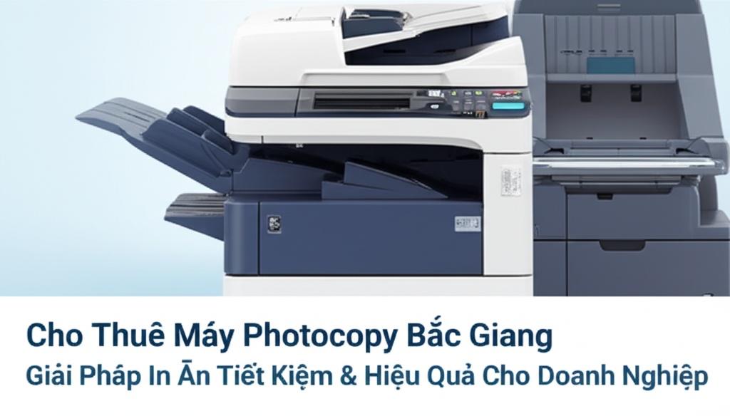 Hình minh họa cho bài viết: Cho Thuê Máy Photocopy Bắc Giang: Giải Pháp In Ấn Tiết Kiệm & Hiệu Quả Cho Doanh Nghiệp