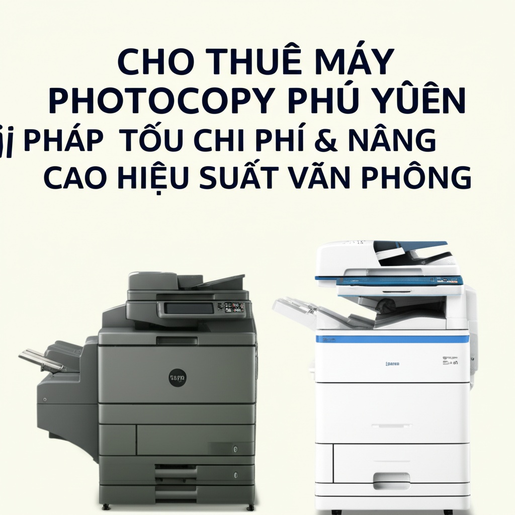 Hình minh họa cho bài viết: Cho Thuê Máy Photocopy Phú Yên: Giải Pháp Tối Ưu Chi Phí & Nâng Cao Hiệu Suất Văn Phòng