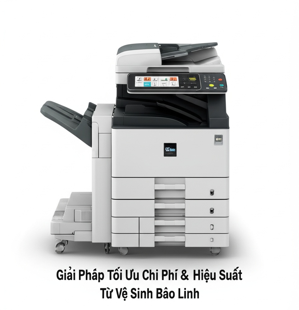 Hình minh họa cho bài viết: Cho Thuê Máy Photocopy Quận 12: Giải Pháp Tối Ưu Chi Phí & Hiệu Suất Từ Vệ Sinh Bảo Linh