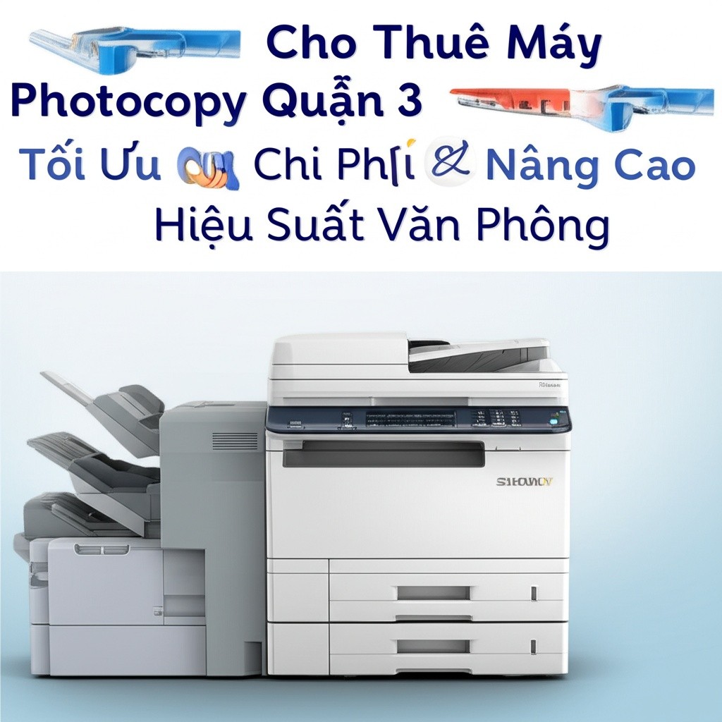 Hình minh họa cho bài viết: Cho Thuê Máy Photocopy Quận 3: Giải Pháp Tối Ưu Chi Phí & Nâng Cao Hiệu Suất Văn Phòng
