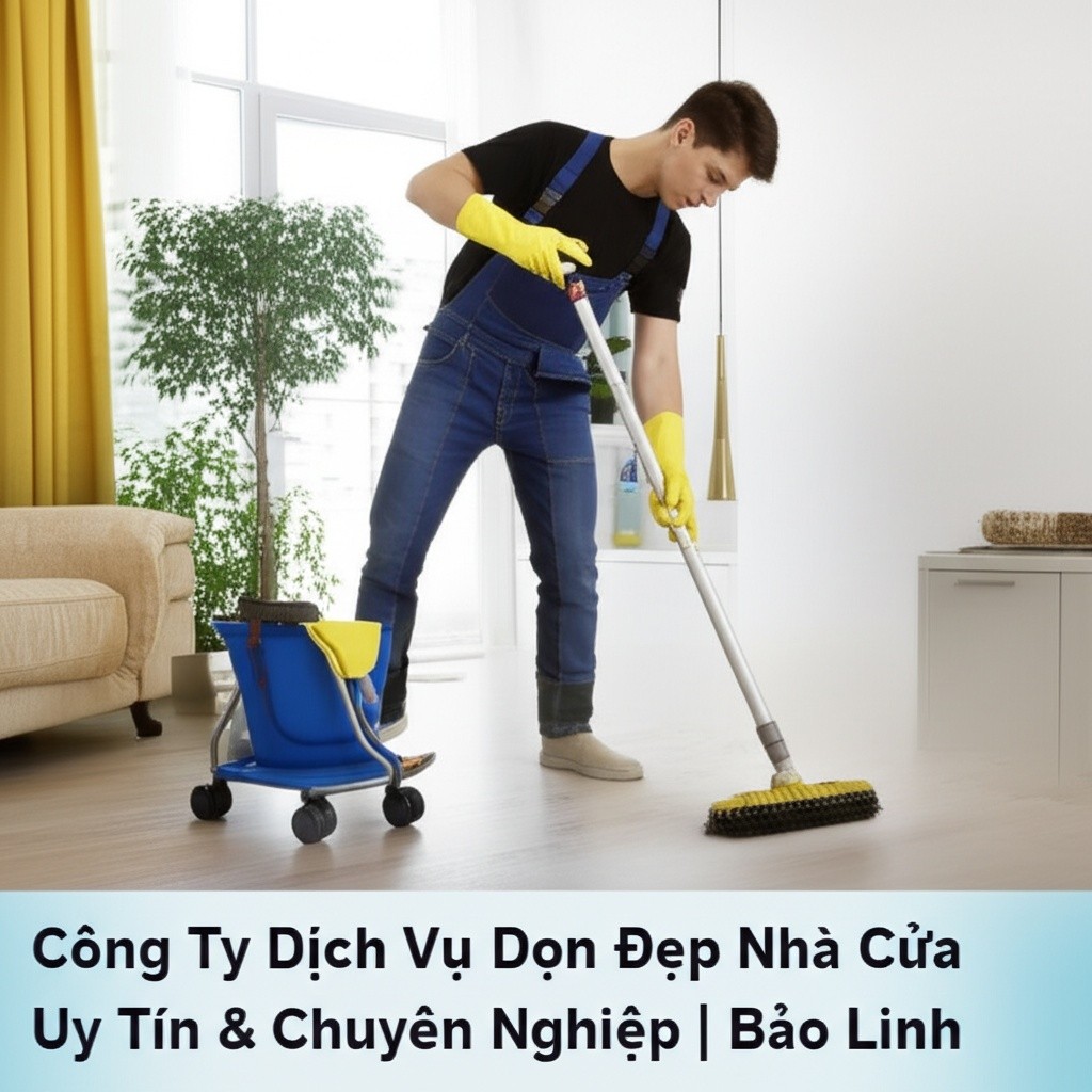 Hình minh họa cho bài viết: Công Ty Dịch Vụ Dọn Dẹp Nhà Cửa Uy Tín & Chuyên Nghiệp | Bảo Linh