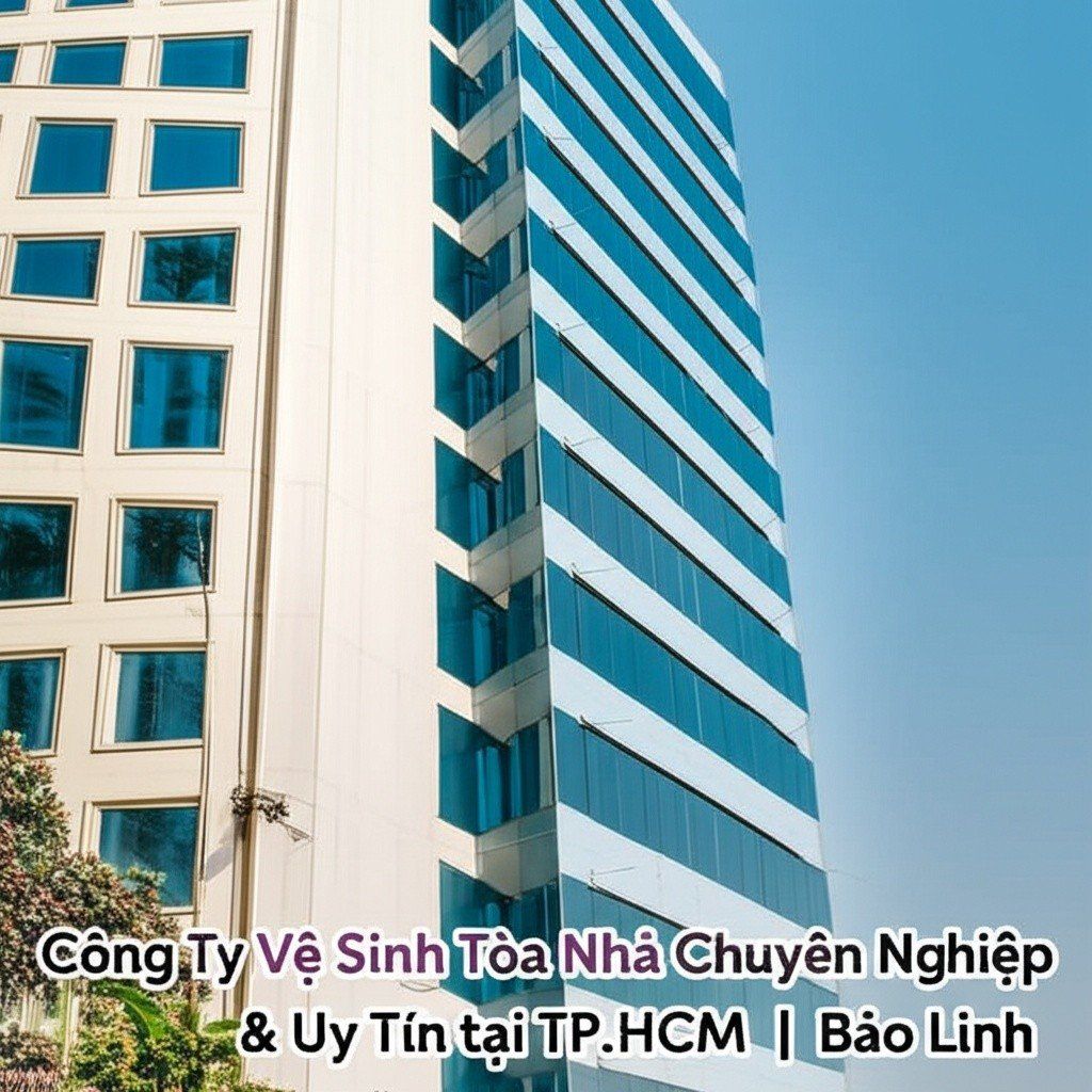 Hình minh họa cho bài viết: Công Ty Vệ Sinh Tòa Nhà Chuyên Nghiệp & Uy Tín tại TP.HCM | Bảo Linh