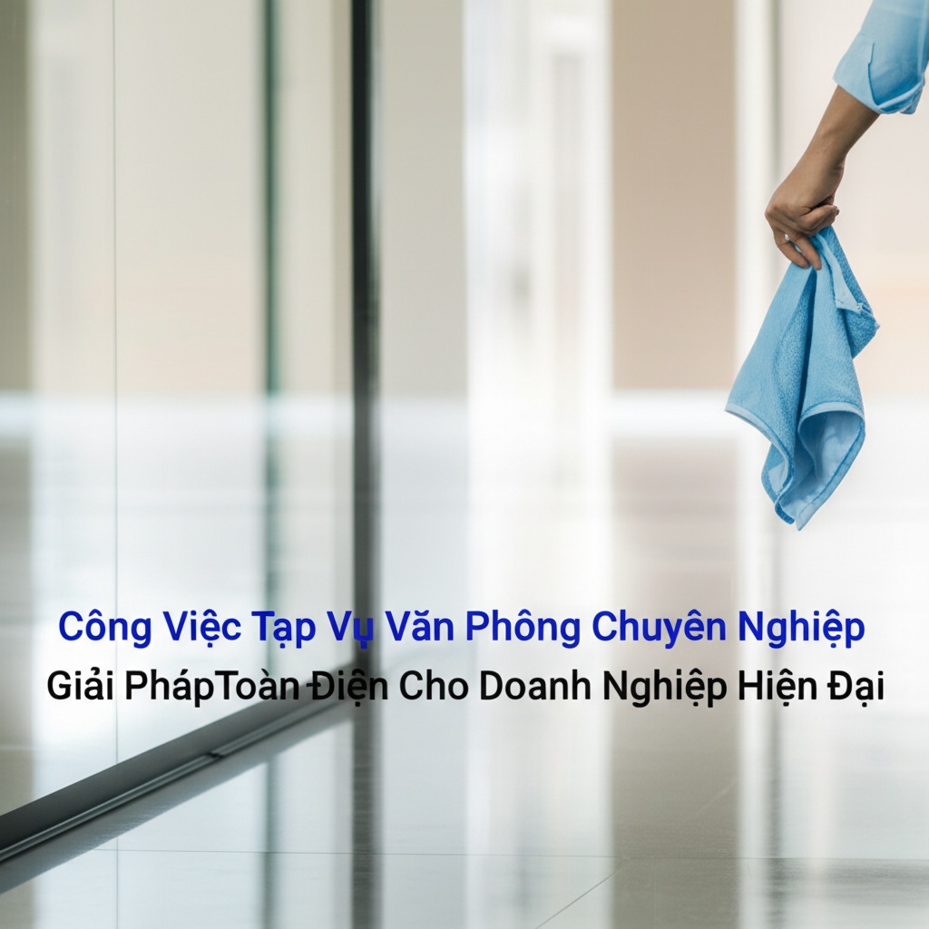 Hình minh họa cho bài viết: Công Việc Tạp Vụ Văn Phòng Chuyên Nghiệp: Giải Pháp Toàn Diện Cho Doanh Nghiệp Hiện Đại