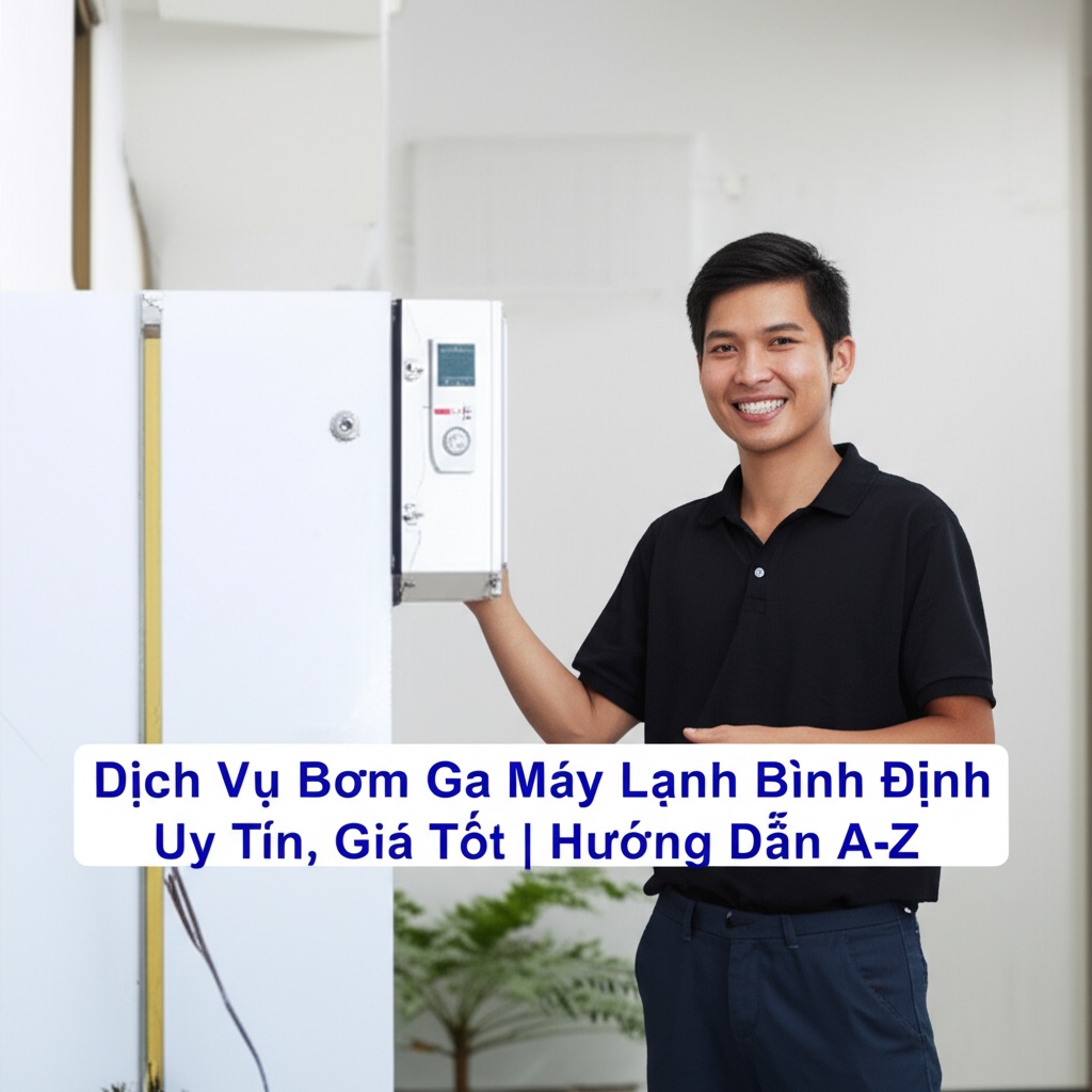 Hình minh họa cho bài viết: Dịch Vụ Bơm Ga Máy Lạnh Bình Định Uy Tín, Giá Tốt | Hướng Dẫn A-Z