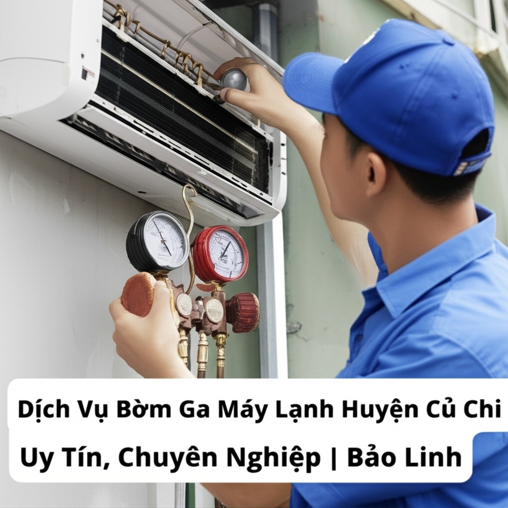 Hình minh họa cho bài viết: Dịch Vụ Bơm Ga Máy Lạnh Huyện Củ Chi Uy Tín, Chuyên Nghiệp | Bảo Linh