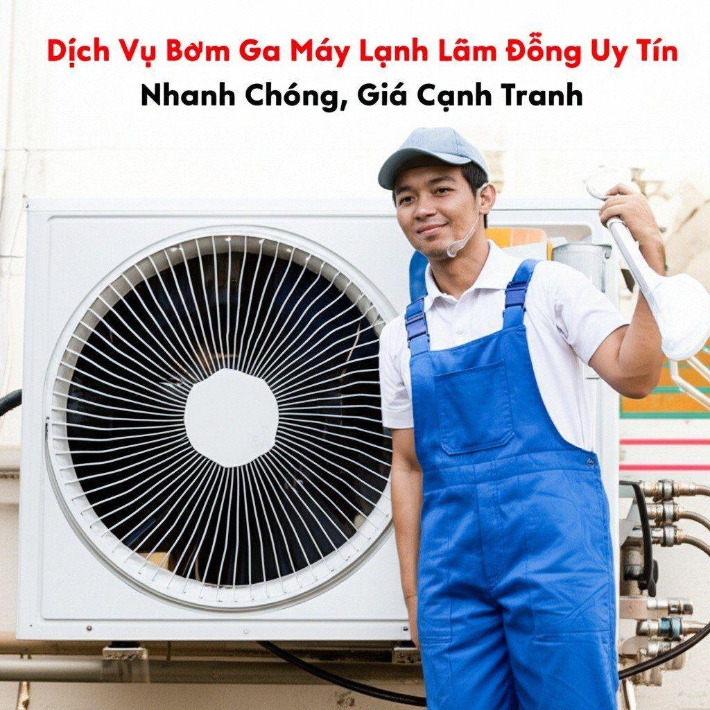 Hình minh họa cho bài viết: Dịch Vụ Bơm Ga Máy Lạnh Lâm Đồng Uy Tín, Nhanh Chóng, Giá Cạnh Tranh