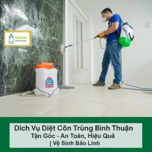 Dịch Vụ Diệt Côn Trùng Bình Thuận Tận Gốc – An Toàn, Hiệu Quả | Vệ Sinh Bảo Linh