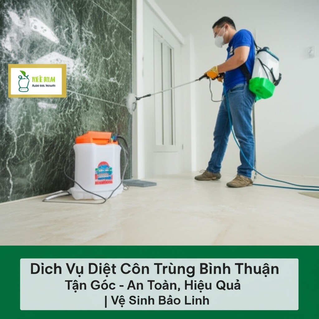 Hình minh họa cho bài viết: Dịch Vụ Diệt Côn Trùng Bình Thuận Tận Gốc - An Toàn, Hiệu Quả | Vệ Sinh Bảo Linh