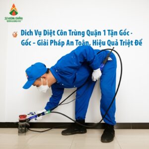 Dịch Vụ Diệt Côn Trùng Quận 1 Tận Gốc – Giải Pháp An Toàn, Hiệu Quả Triệt Để