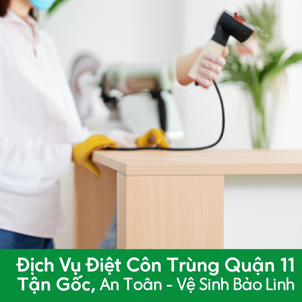 Hình minh họa cho bài viết: Dịch Vụ Diệt Côn Trùng Quận 11 Tận Gốc, An Toàn - Vệ Sinh Bảo Linh