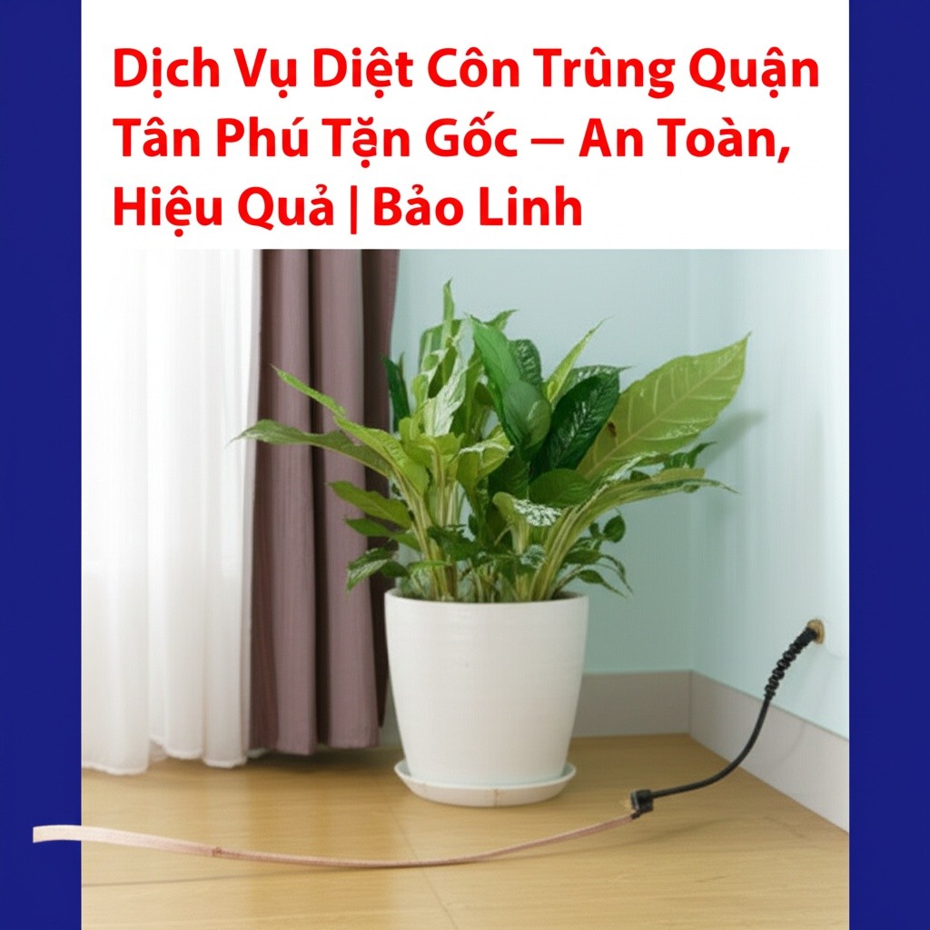 Hình minh họa cho bài viết: Dịch Vụ Diệt Côn Trùng Quận Tân Phú Tận Gốc - An Toàn, Hiệu Quả | Bảo Linh