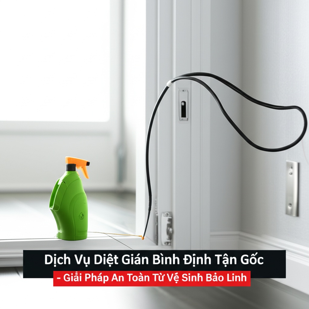 Hình minh họa cho bài viết: Dịch Vụ Diệt Gián Bình Định Tận Gốc - Giải Pháp An Toàn Từ Vệ Sinh Bảo Linh