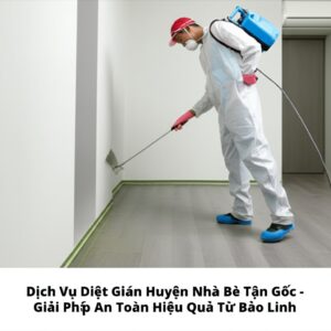 Dịch Vụ Diệt Gián Huyện Nhà Bè Tận Gốc – Giải Pháp An Toàn, Hiệu Quả Từ Bảo Linh