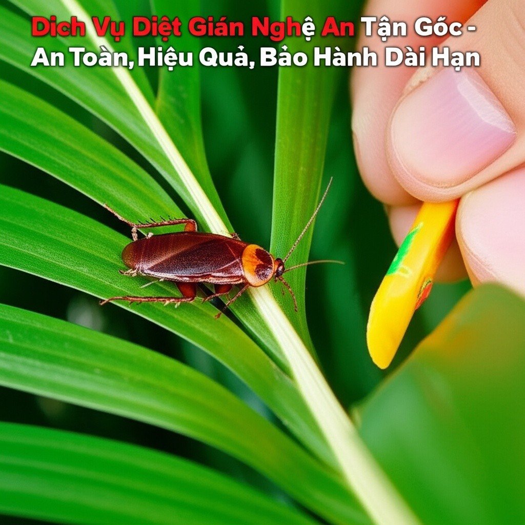 Hình minh họa cho bài viết: Dịch Vụ Diệt Gián Nghệ An Tận Gốc - An Toàn, Hiệu Quả, Bảo Hành Dài Hạn