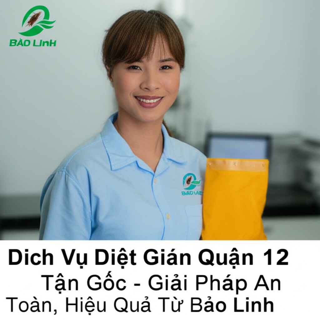 Hình minh họa cho bài viết: Dịch Vụ Diệt Gián Quận 12 Tận Gốc - Giải Pháp An Toàn, Hiệu Quả Từ Bảo Linh