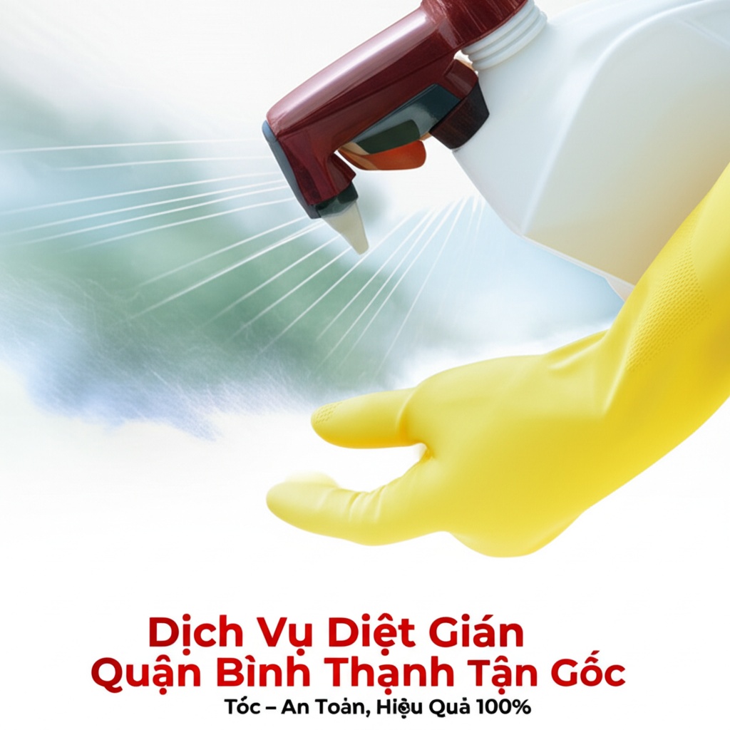Hình minh họa cho bài viết: Dịch Vụ Diệt Gián Quận Bình Thạnh Tận Gốc - An Toàn, Hiệu Quả 100%
