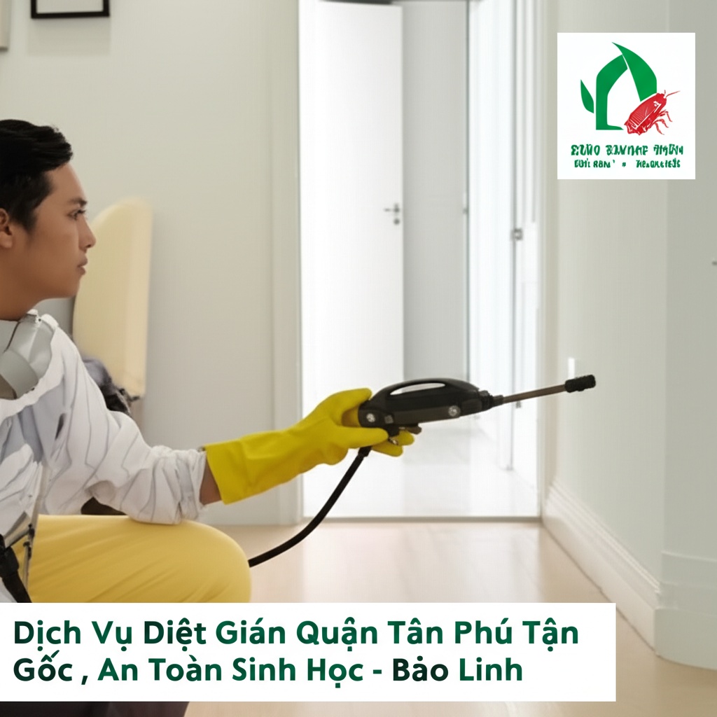 Hình minh họa cho bài viết: Dịch Vụ Diệt Gián Quận Tân Phú Tận Gốc, An Toàn Sinh Học - Bảo Linh