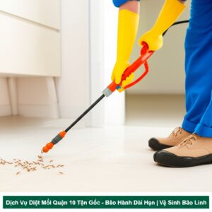Dịch Vụ Diệt Mối Quận 10 Tận Gốc – Bảo Hành Dài Hạn | Vệ Sinh Bảo Linh