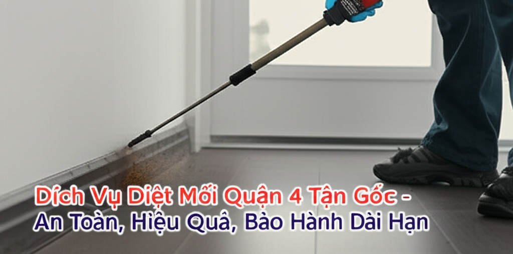 Hình minh họa cho bài viết: Dịch Vụ Diệt Mối Quận 4 Tận Gốc - An Toàn, Hiệu Quả, Bảo Hành Dài Hạn