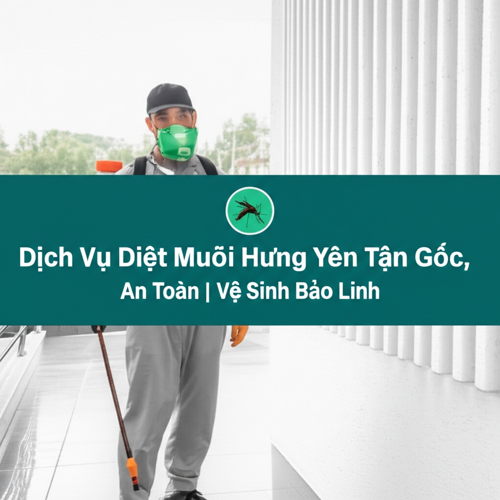 Hình minh họa cho bài viết: Dịch Vụ Diệt Muỗi Hưng Yên Tận Gốc, An Toàn | Vệ Sinh Bảo Linh