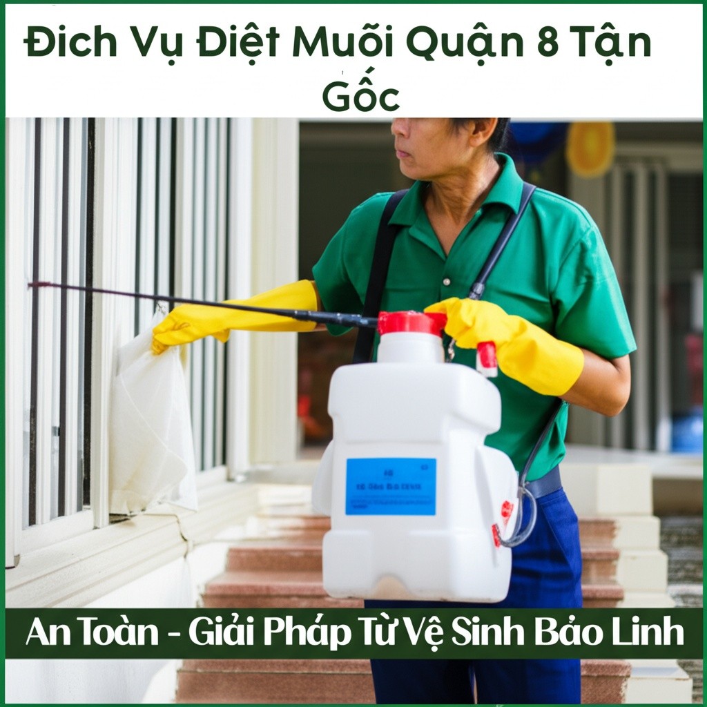 Hình minh họa cho bài viết: Dịch Vụ Diệt Muỗi Quận 8 Tận Gốc, An Toàn - Giải Pháp Từ Vệ Sinh Bảo Linh