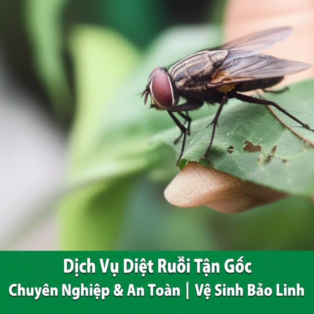 Hình minh họa cho bài viết: Dịch Vụ Diệt Ruồi Tận Gốc, Chuyên Nghiệp & An Toàn | Vệ Sinh Bảo Linh