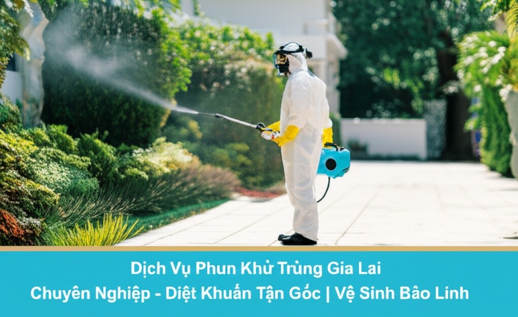 Hình minh họa cho bài viết: Dịch Vụ Phun Khử Trùng Gia Lai Chuyên Nghiệp - Diệt Khuẩn Tận Gốc | Vệ Sinh Bảo Linh