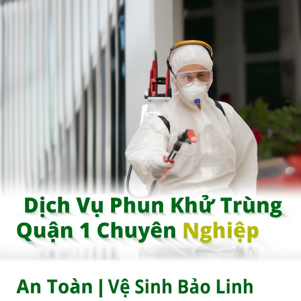 Hình minh họa cho bài viết: Dịch Vụ Phun Khử Trùng Quận 1 Chuyên Nghiệp, An Toàn | Vệ Sinh Bảo Linh