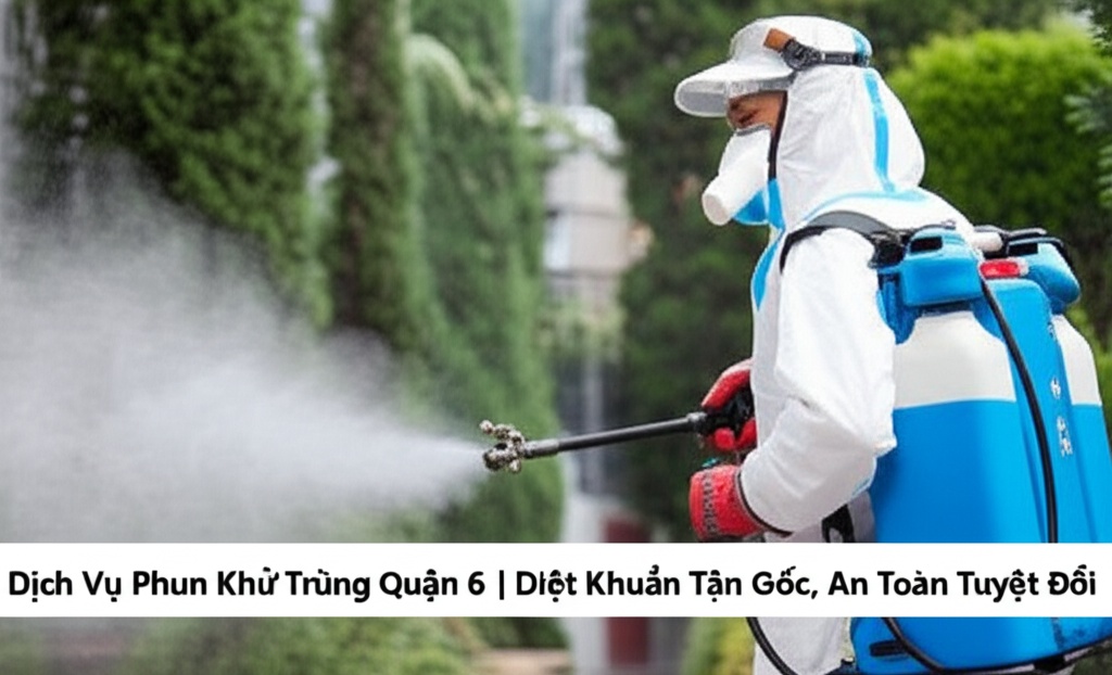 Hình minh họa cho bài viết: Dịch Vụ Phun Khử Trùng Quận 6 | Diệt Khuẩn Tận Gốc, An Toàn Tuyệt Đối