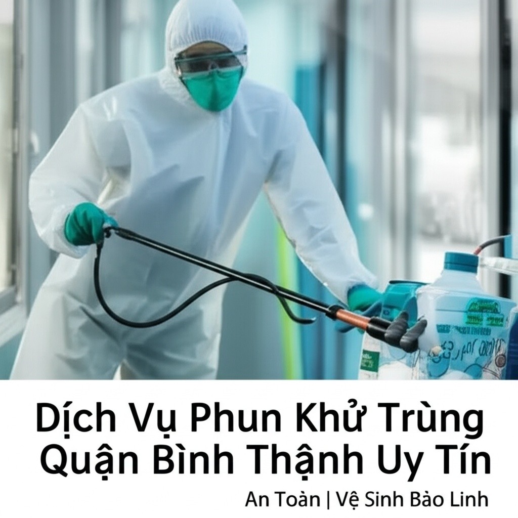 Hình minh họa cho bài viết: Dịch Vụ Phun Khử Trùng Quận Bình Thạnh Uy Tín, An Toàn | Vệ Sinh Bảo Linh