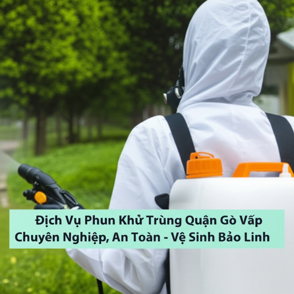 Hình minh họa cho bài viết: Dịch Vụ Phun Khử Trùng Quận Gò Vấp Chuyên Nghiệp, An Toàn - Vệ Sinh Bảo Linh