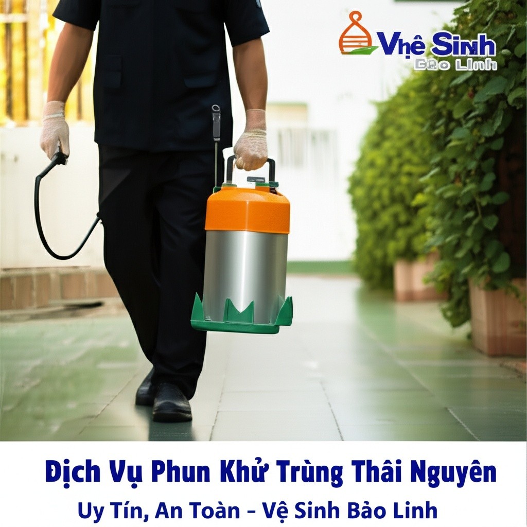 Hình minh họa cho bài viết: Dịch Vụ Phun Khử Trùng Thái Nguyên Uy Tín, An Toàn - Vệ Sinh Bảo Linh