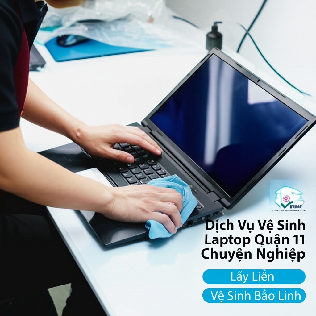 Hình minh họa cho bài viết: Dịch Vụ Vệ Sinh Laptop Quận 11 Chuyên Nghiệp, Lấy Liền - Vệ Sinh Bảo Linh