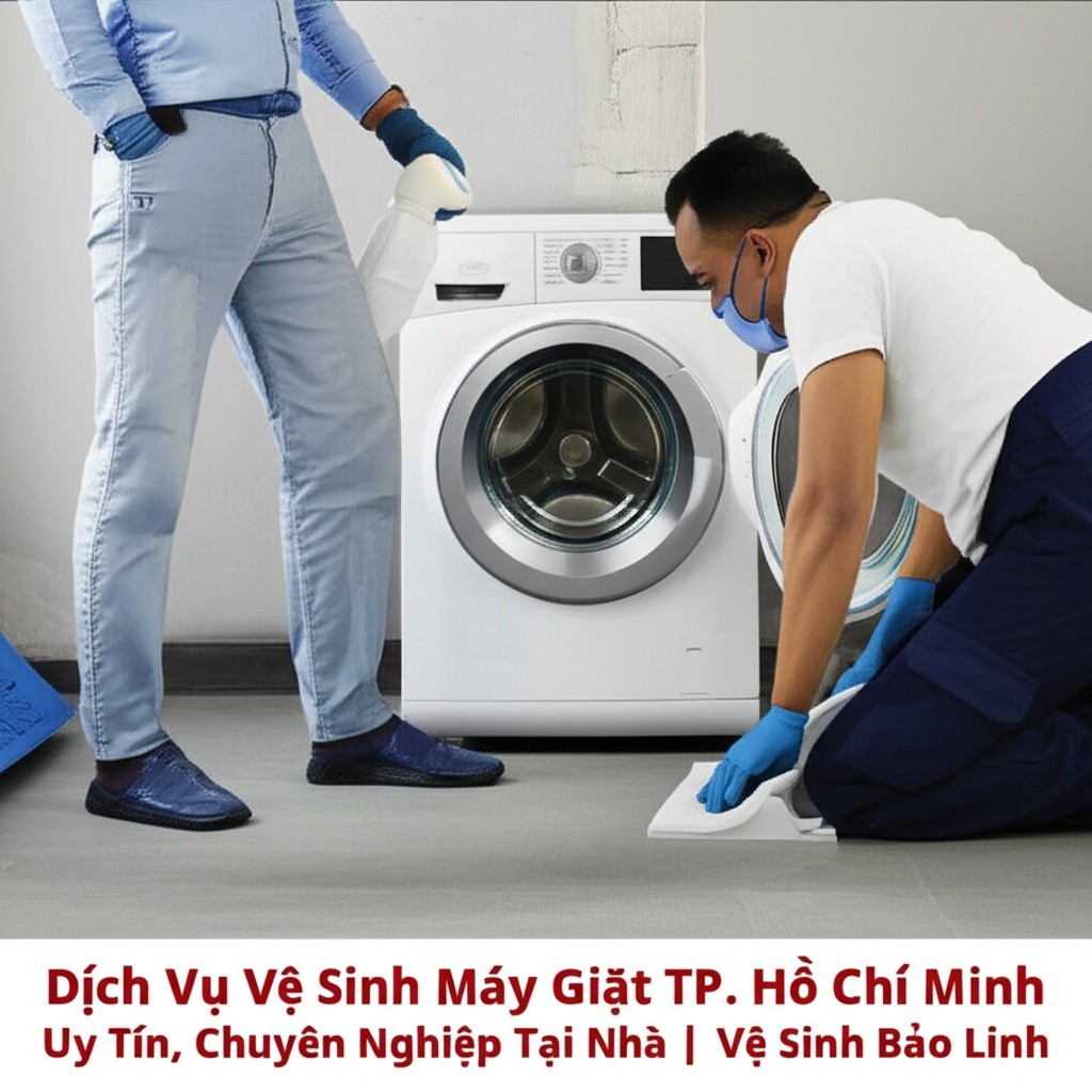 Hình minh họa cho bài viết: Dịch Vụ Vệ Sinh Máy Giặt TP. Hồ Chí Minh Uy Tín, Chuyên Nghiệp Tại Nhà | Vệ Sinh Bảo Linh