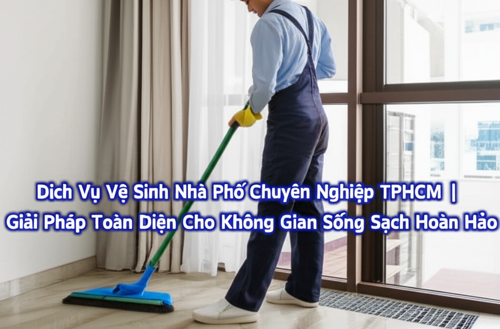 Hình minh họa cho bài viết: Dịch Vụ Vệ Sinh Nhà Phố Chuyên Nghiệp TPHCM | Giải Pháp Toàn Diện Cho Không Gian Sống Sạch Hoàn Hảo