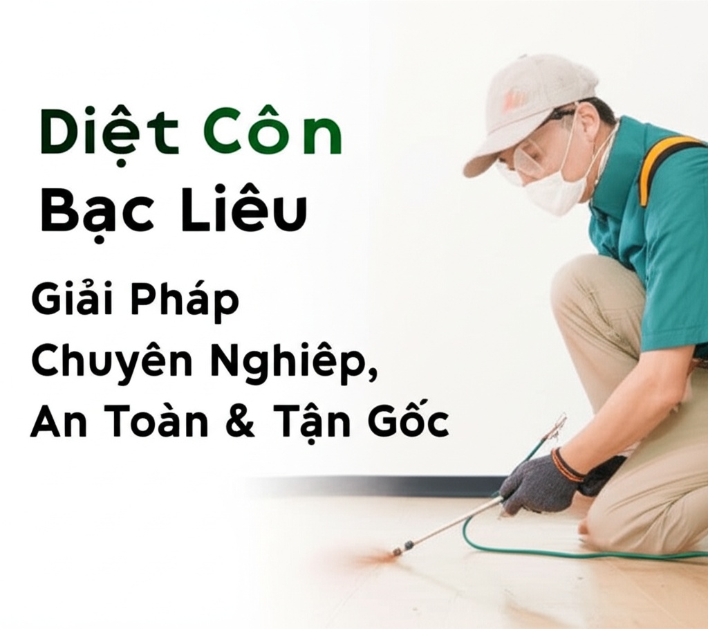 Hình minh họa cho bài viết: Diệt Côn Trùng Bạc Liêu: Giải Pháp Chuyên Nghiệp, An Toàn & Tận Gốc Từ Vệ Sinh Bảo Linh