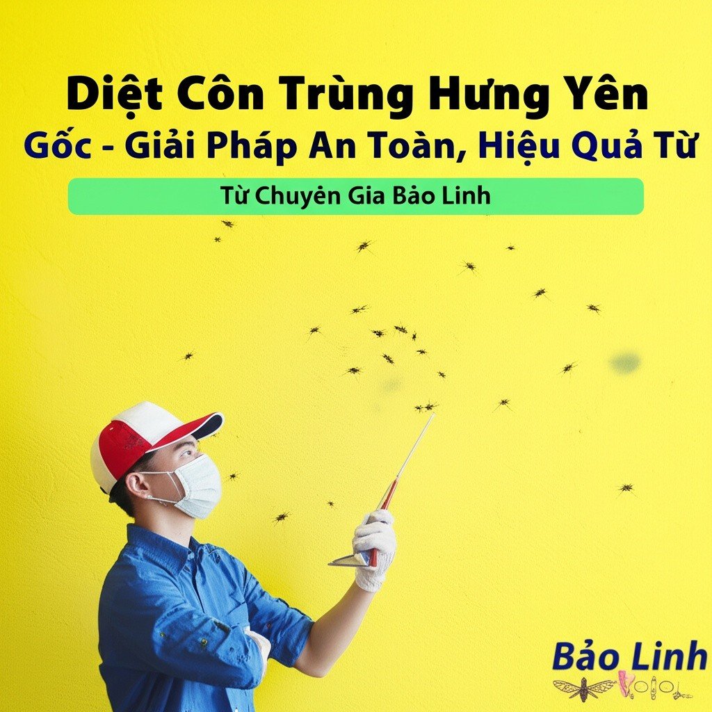 Hình minh họa cho bài viết: Diệt Côn Trùng Hưng Yên Tận Gốc - Giải Pháp An Toàn, Hiệu Quả Từ Chuyên Gia Bảo Linh