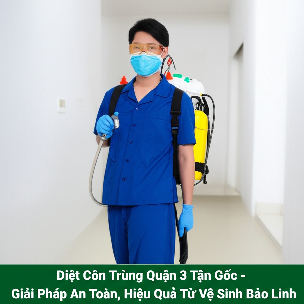 Hình minh họa cho bài viết: Diệt Côn Trùng Quận 3 Tận Gốc - Giải Pháp An Toàn, Hiệu Quả Từ Vệ Sinh Bảo Linh