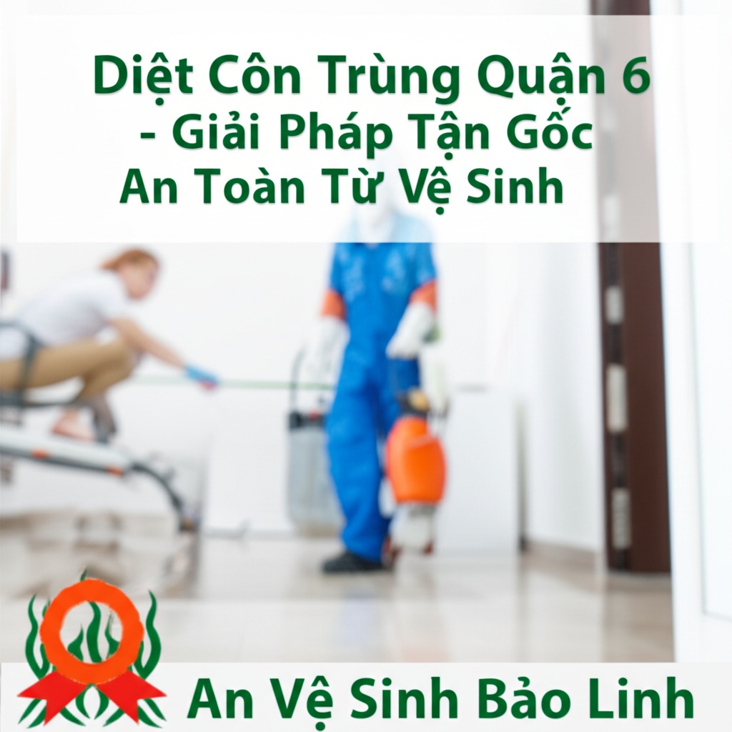 Hình minh họa cho bài viết: Diệt Côn Trùng Quận 6 - Giải Pháp Tận Gốc, An Toàn Từ Vệ Sinh Bảo Linh