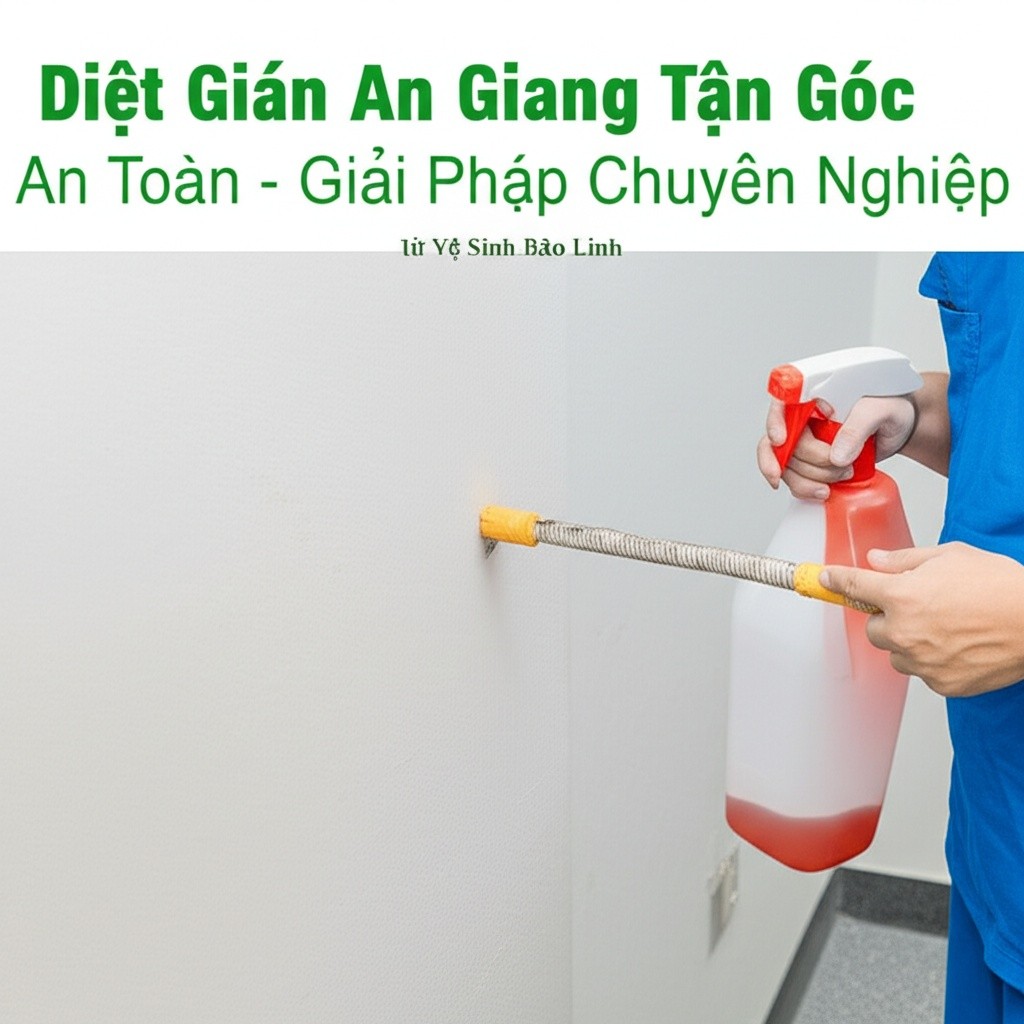 Hình minh họa cho bài viết: Diệt Gián An Giang Tận Gốc, An Toàn - Giải Pháp Chuyên Nghiệp từ Vệ Sinh Bảo Linh